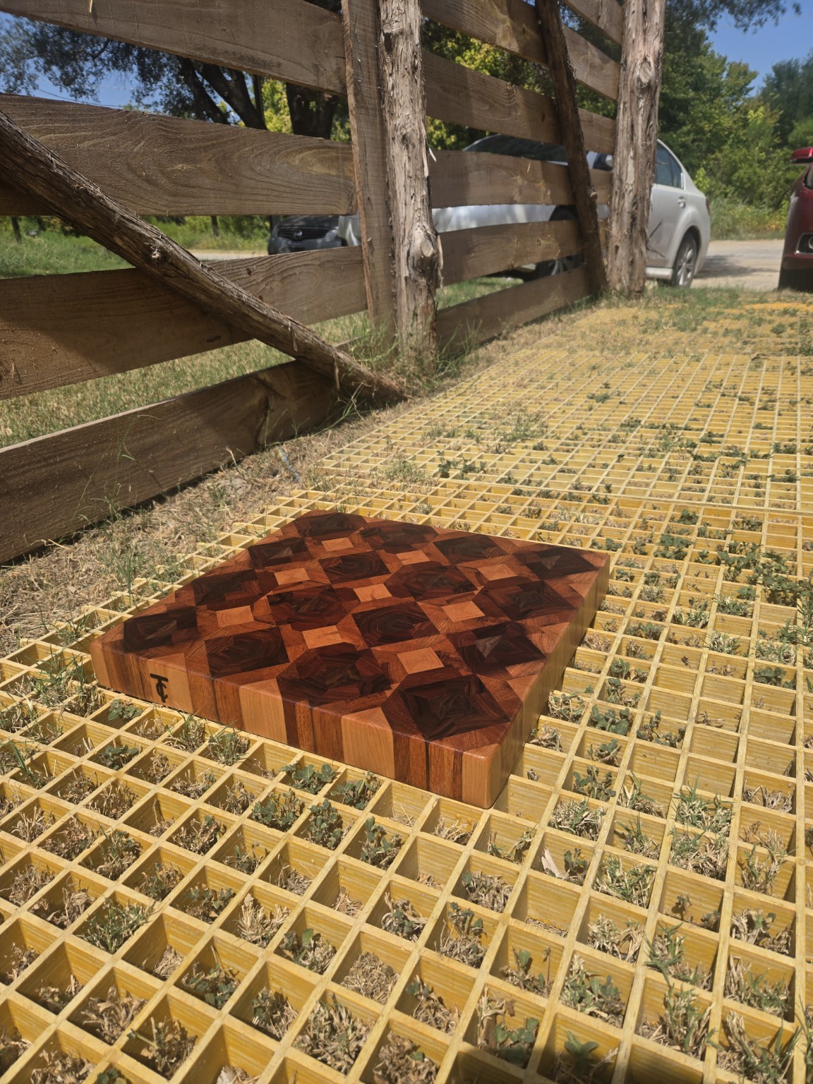 Bolivian rosewood walnut merbau cherry cutting board